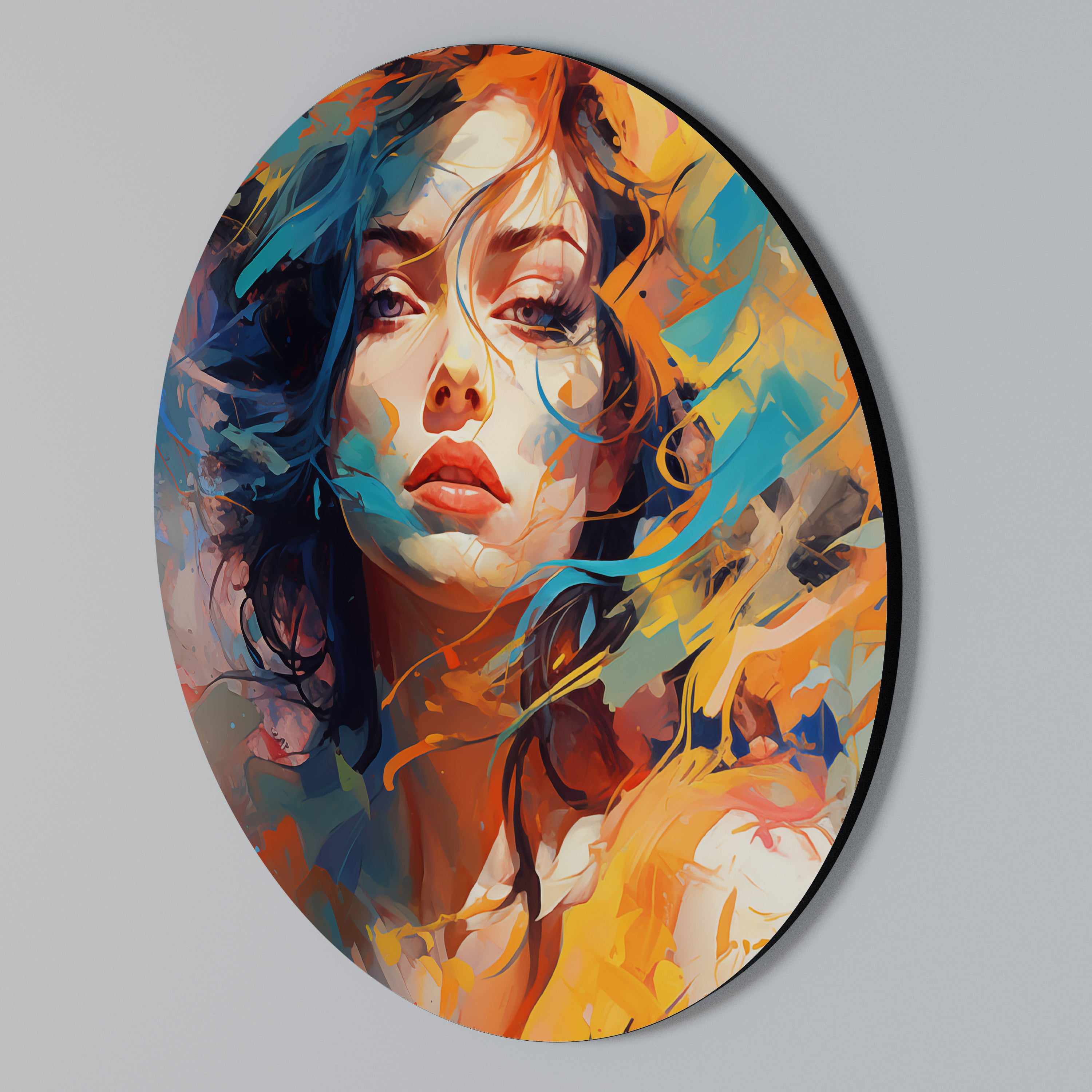 CHROMA CHARM Round Wall Art