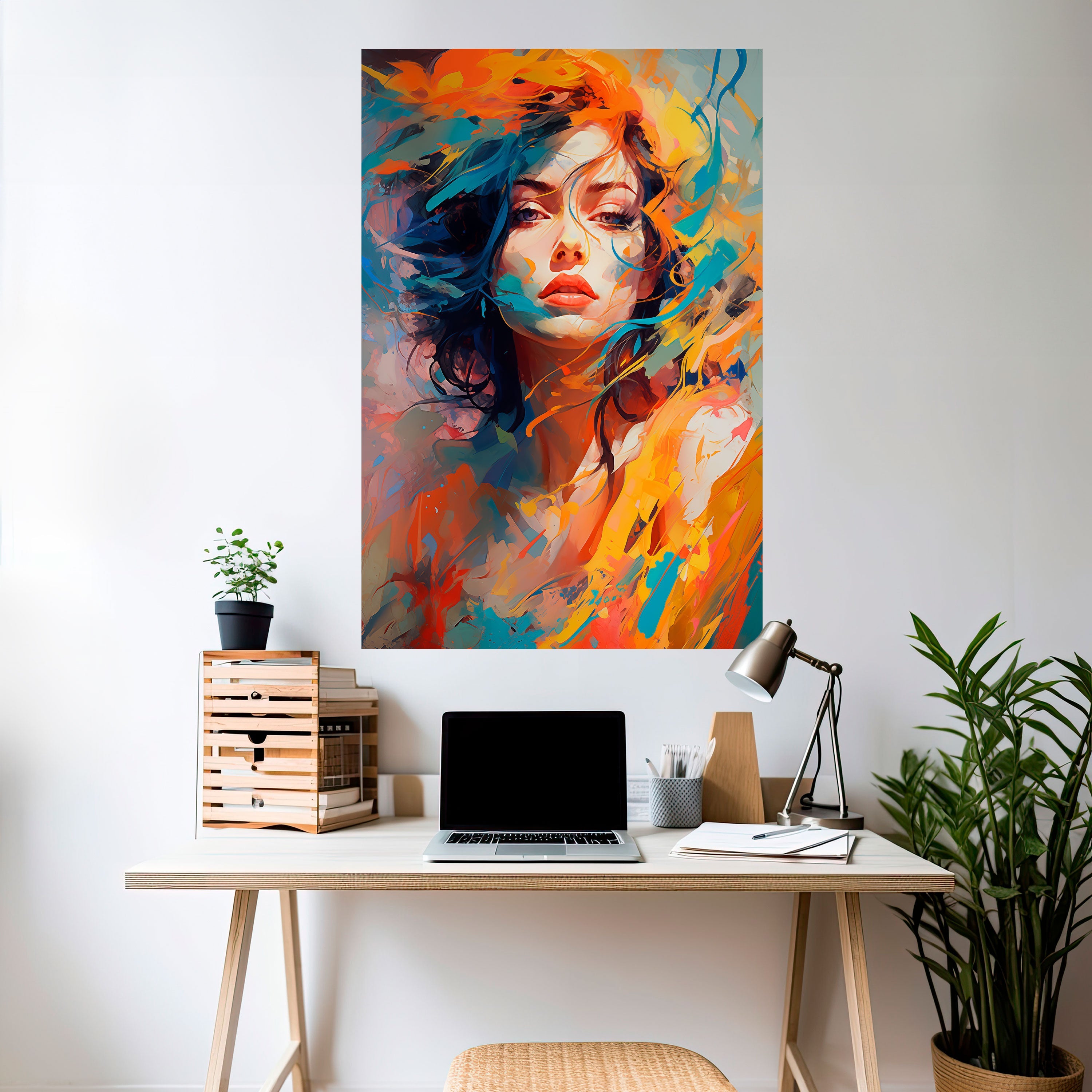 CHROMA CHARM Vertikales Poster zum Abziehen und Aufkleben