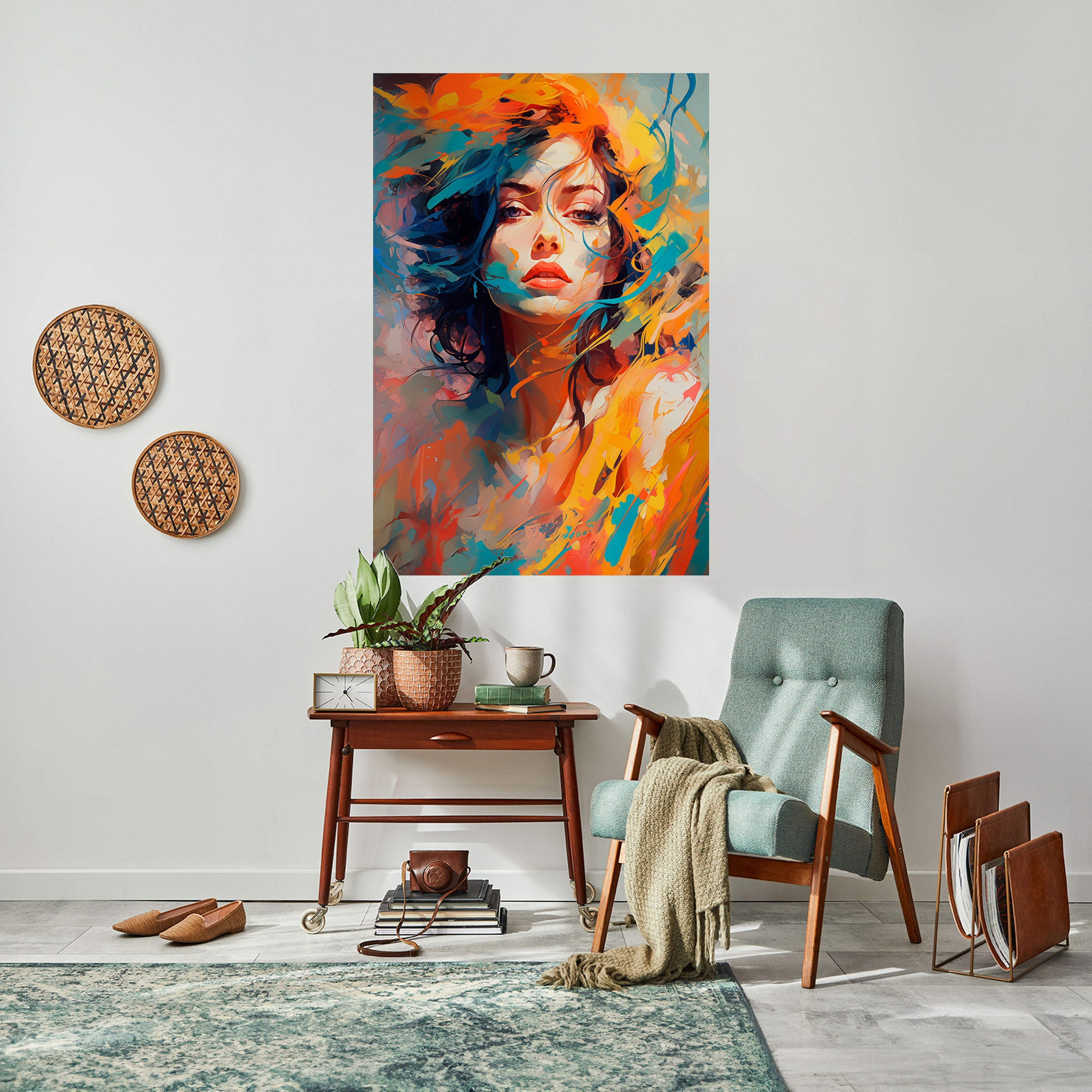 CHROMA CHARM Vertikales Poster zum Abziehen und Aufkleben