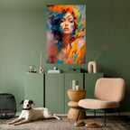 CHROMA CHARM Selbstklebendes Poster - Hochformat