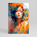 CHROMA CHARM Selbstklebendes Poster - Hochformat