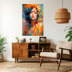 CHROMA CHARM Selbstklebendes Poster - Hochformat