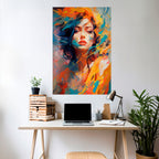 CHROMA CHARM Selbstklebendes Poster - Hochformat