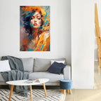 CHROMA CHARM Selbstklebendes Poster - Hochformat