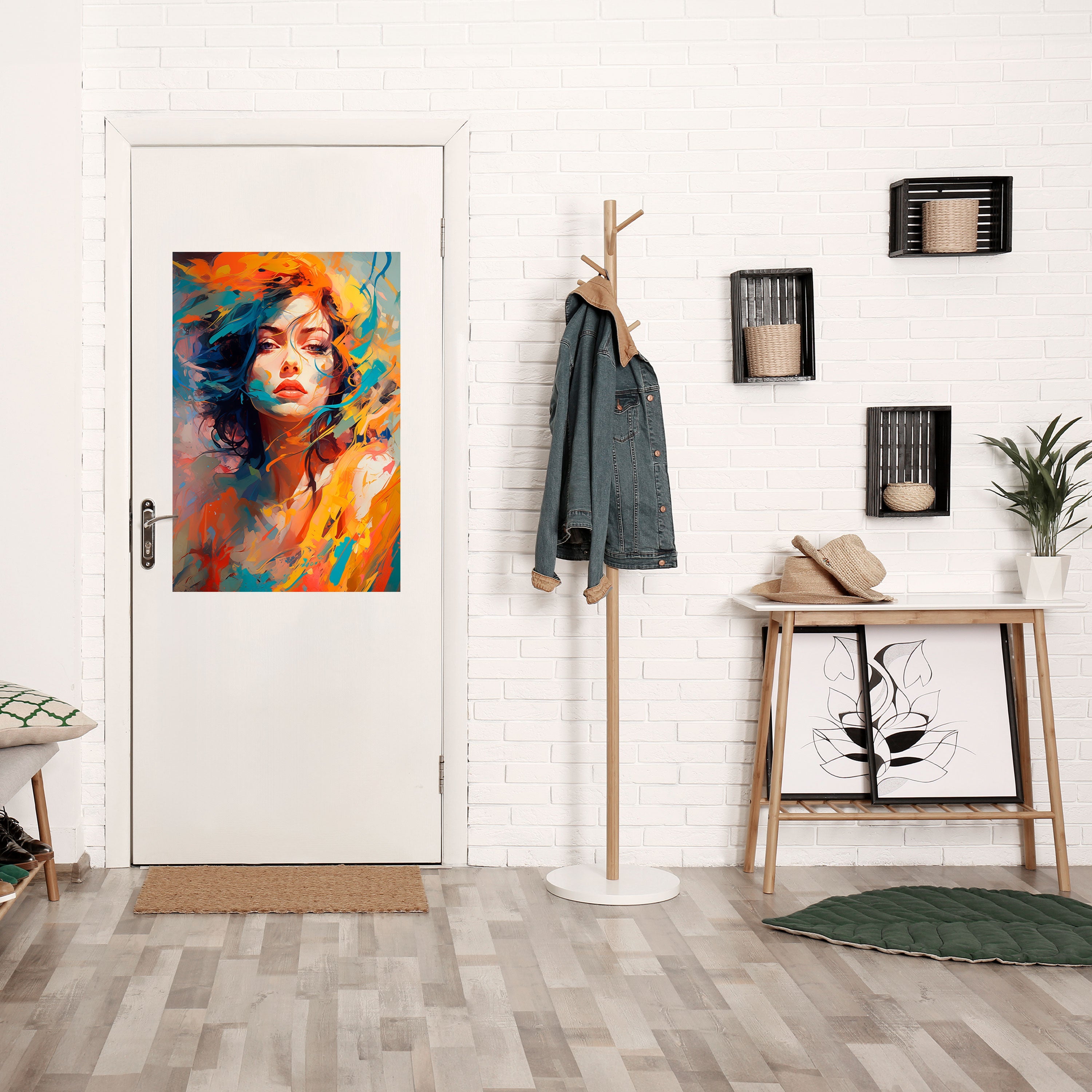 CHROMA CHARM Vertikales Poster zum Abziehen und Aufkleben