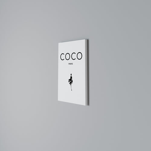 COCO CHANEL - TIMELESS ELEGANCE Vertical Canvas Print