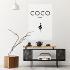 COCO CHANEL - TIMELESS ELEGANCE Selbstklebendes Poster - Hochformat