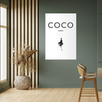 COCO CHANEL - TIMELESS ELEGANCE Selbstklebendes Poster - Hochformat