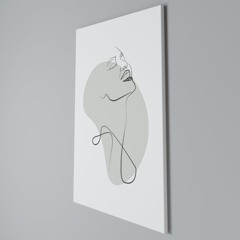 SUBTLE SIMPLICITY Vertical Canvas Print