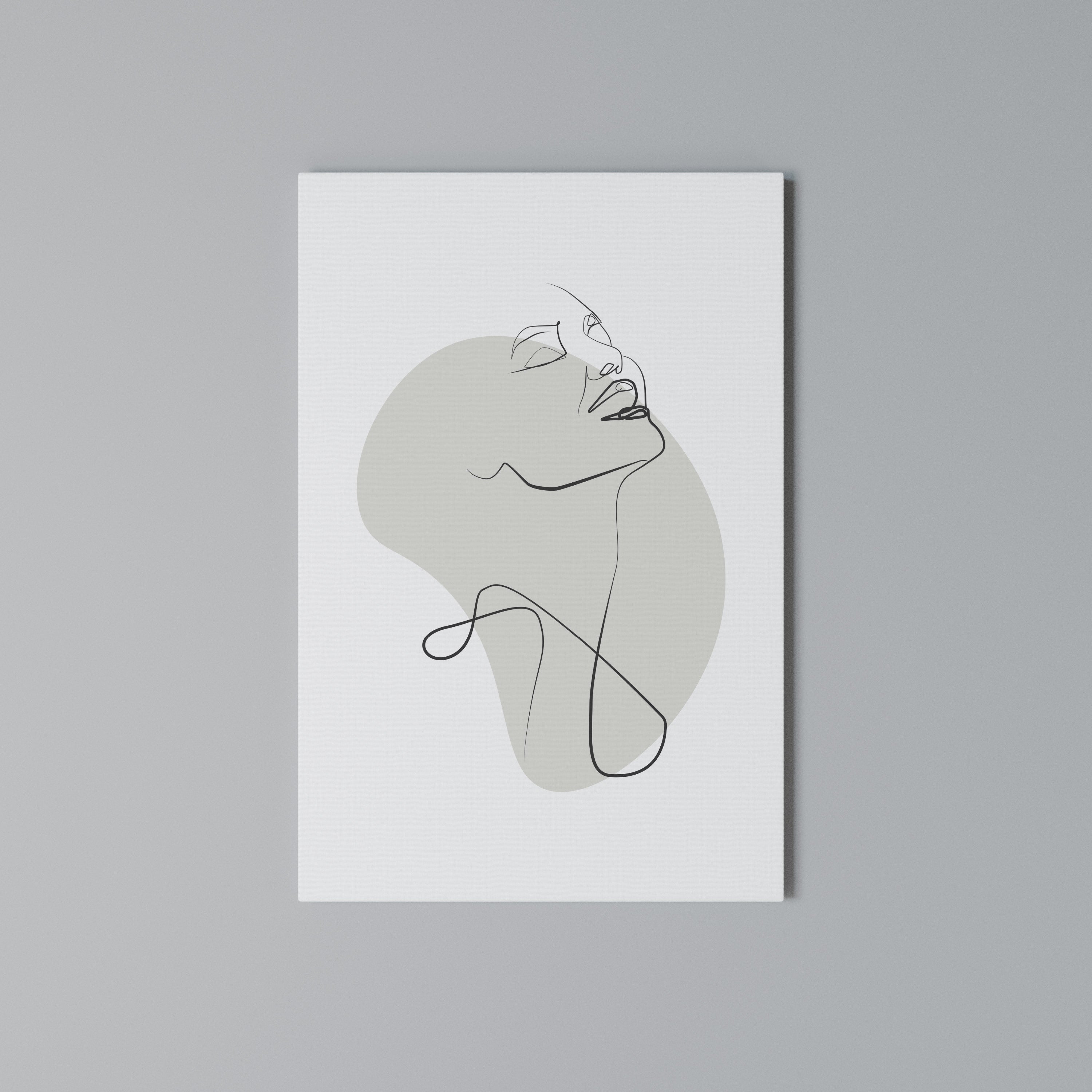 SUBTLE SIMPLICITY Vertical Canvas Print