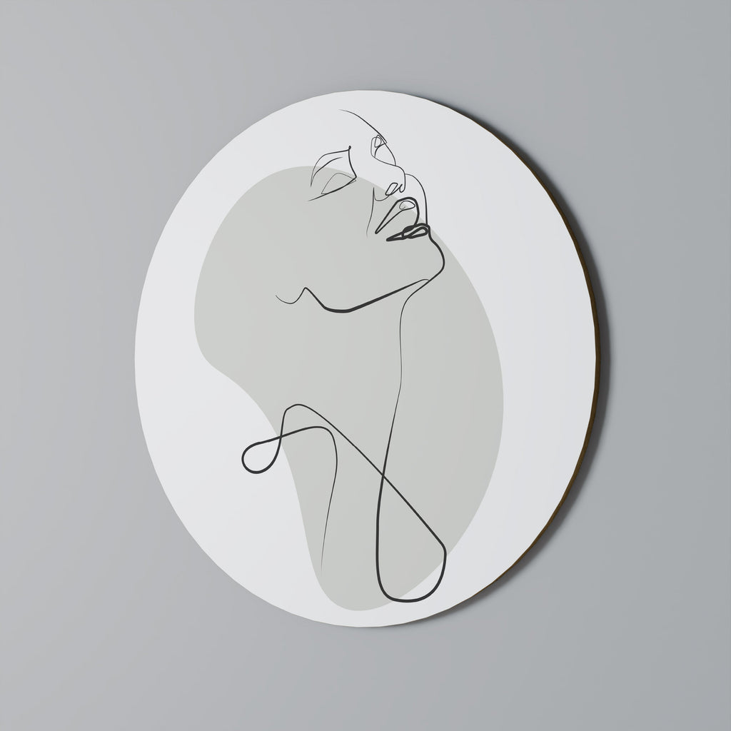 SUBTLE SIMPLICITY Runde Wanddekoration Ø 69 cm