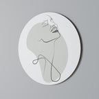 SUBTLE SIMPLICITY Runde Wanddekoration Ø 69 cm