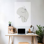 SUBTLE SIMPLICITY Selbstklebendes Poster - Hochformat