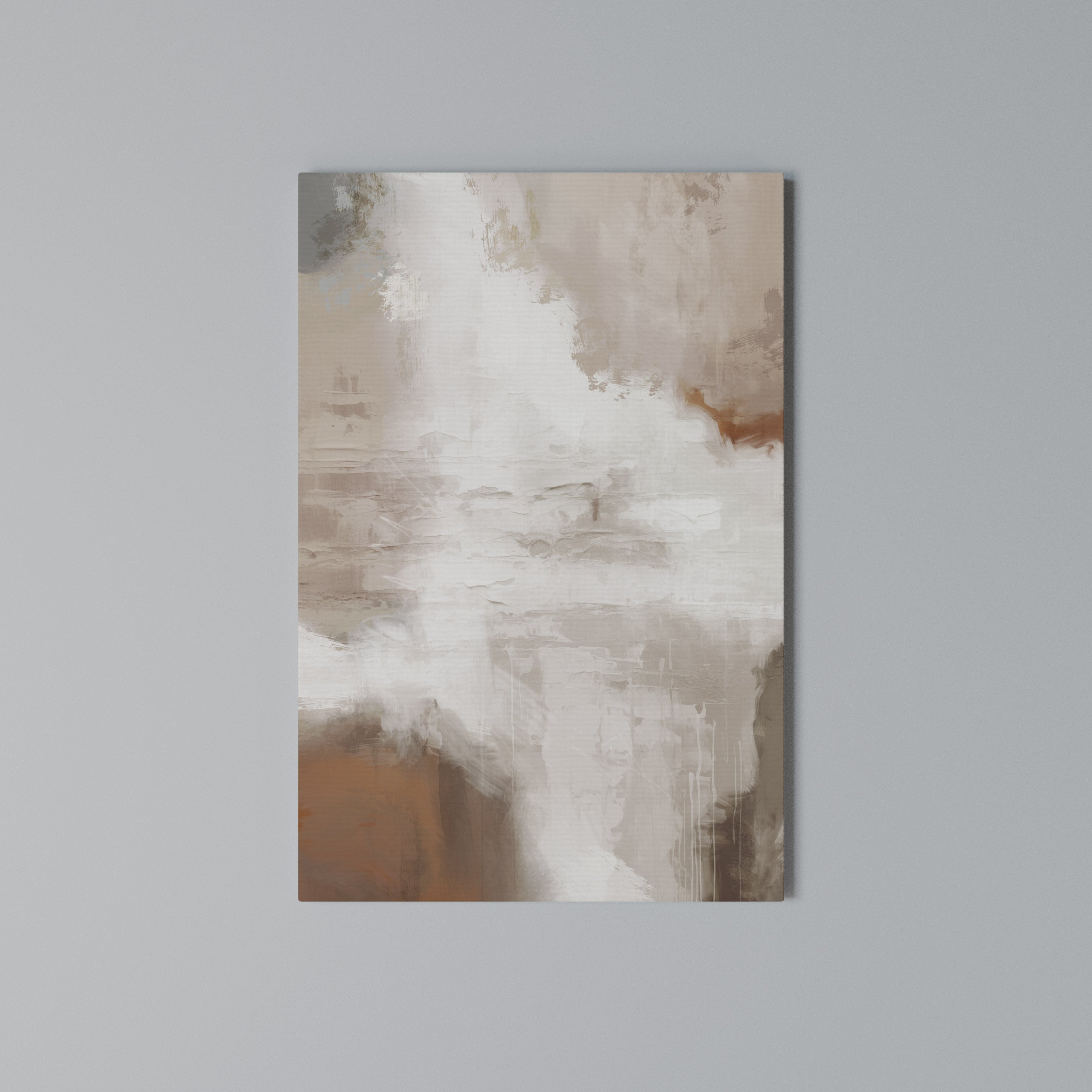 BLUSH SERENITY Vertical Canvas Print