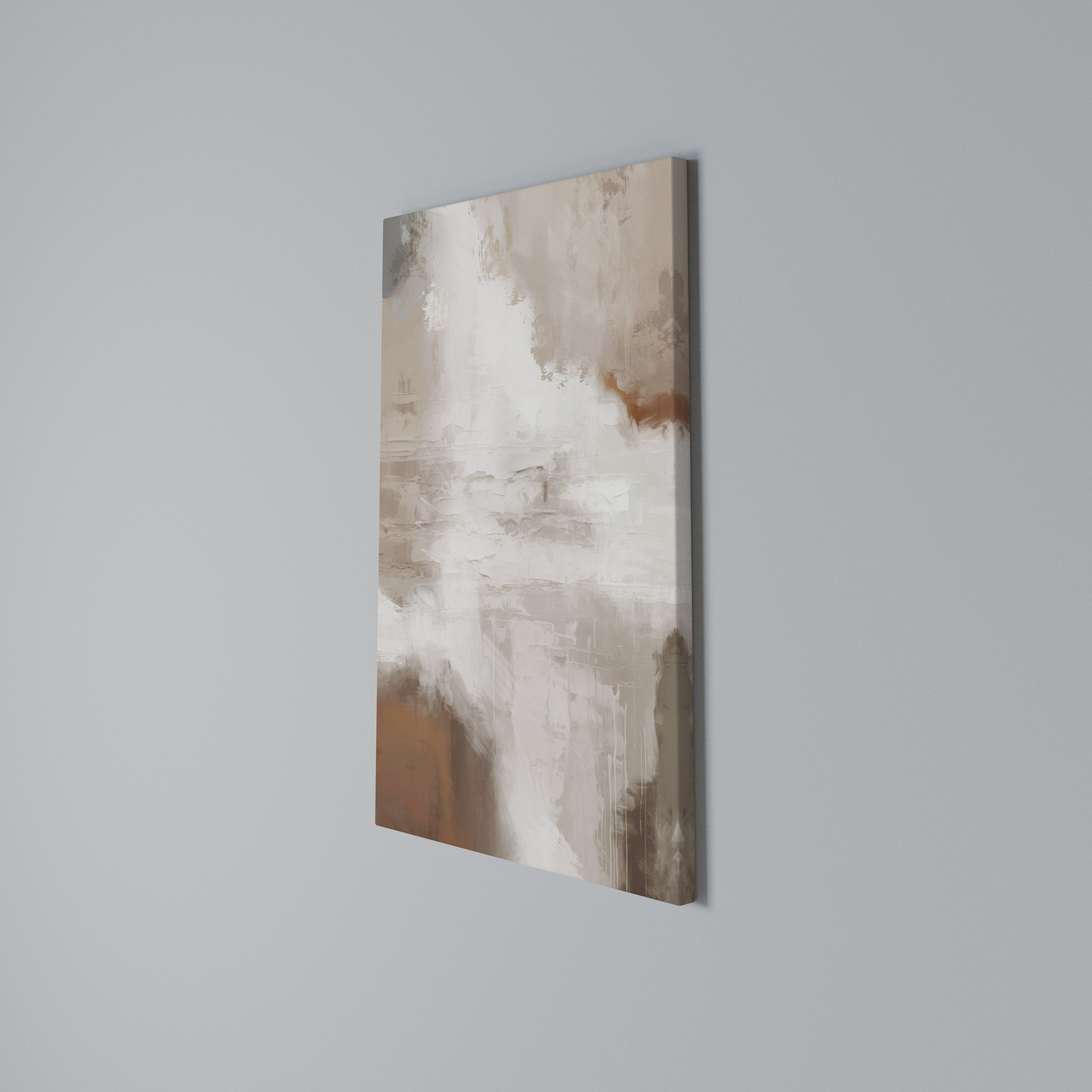 BLUSH SERENITY Vertical Canvas Print