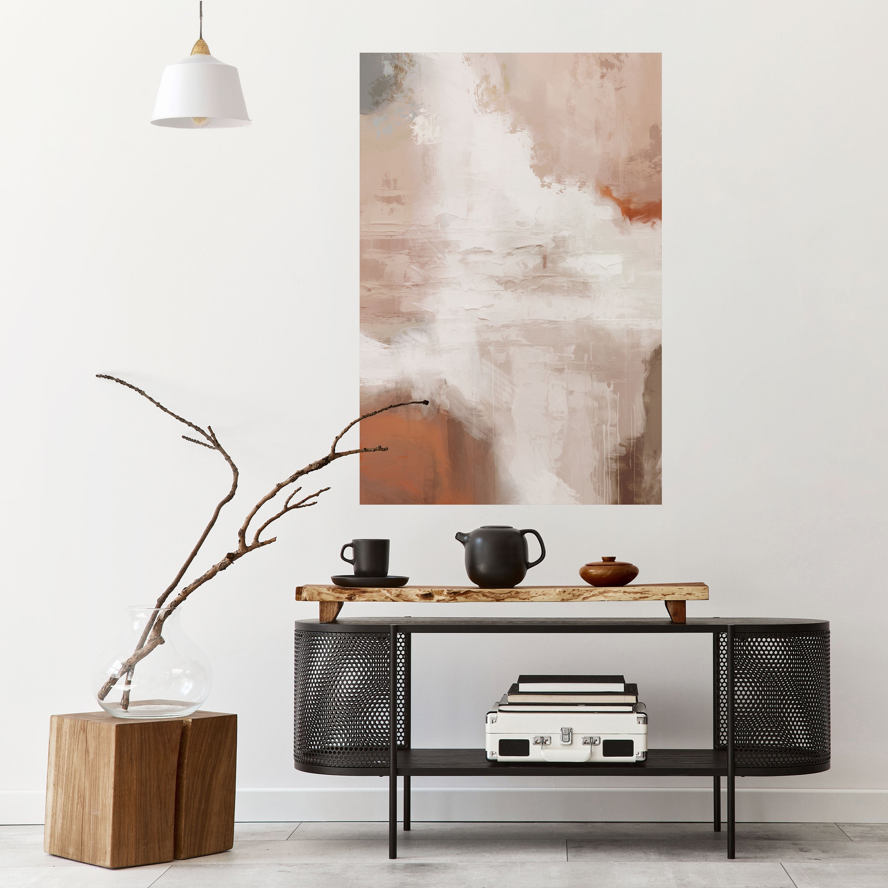 BLUSH SERENITY Vertikales Poster zum Abziehen und Aufkleben