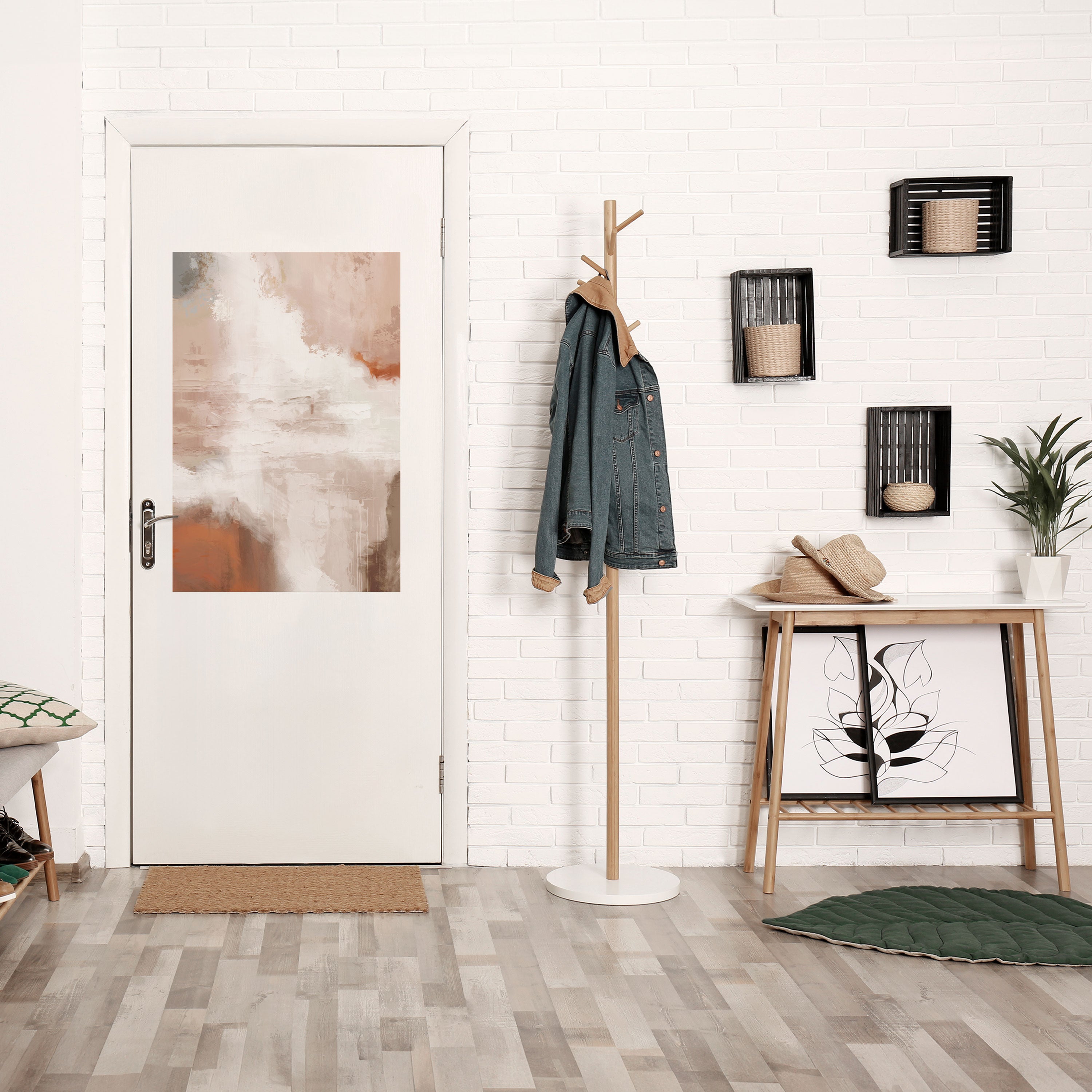 BLUSH SERENITY Vertikales Poster zum Abziehen und Aufkleben