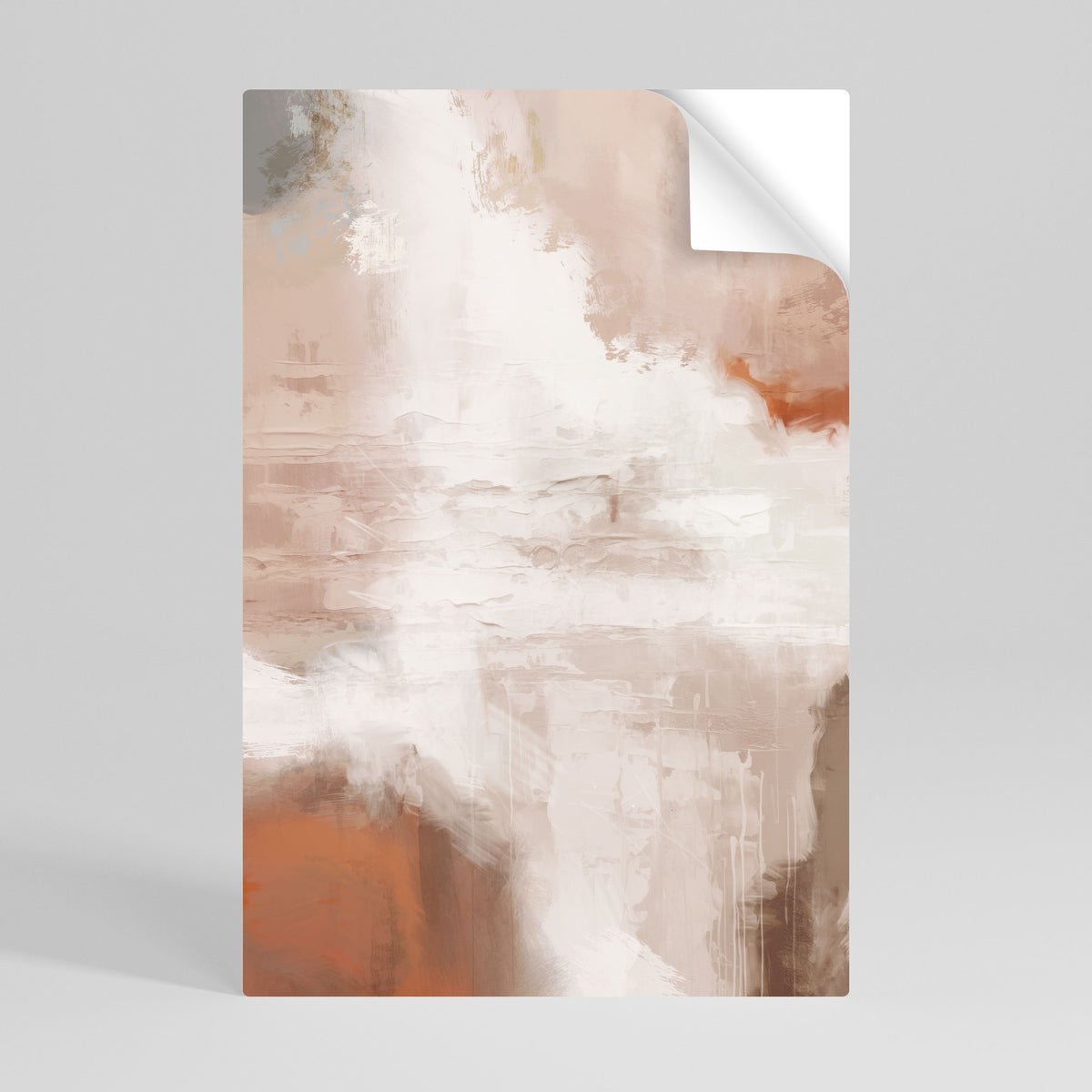 BLUSH SERENITY Selbstklebendes Poster - Hochformat