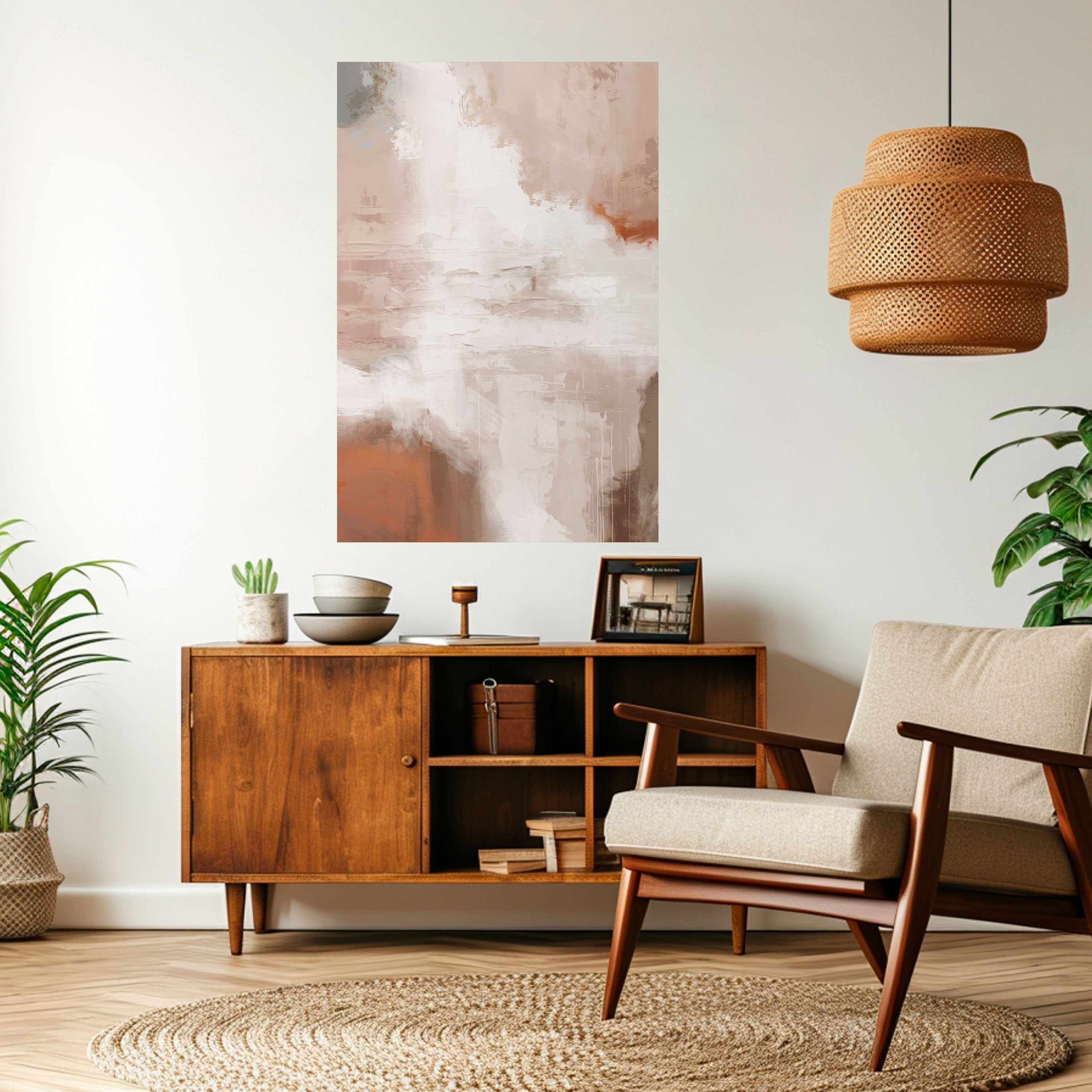BLUSH SERENITY Vertikales Poster zum Abziehen und Aufkleben