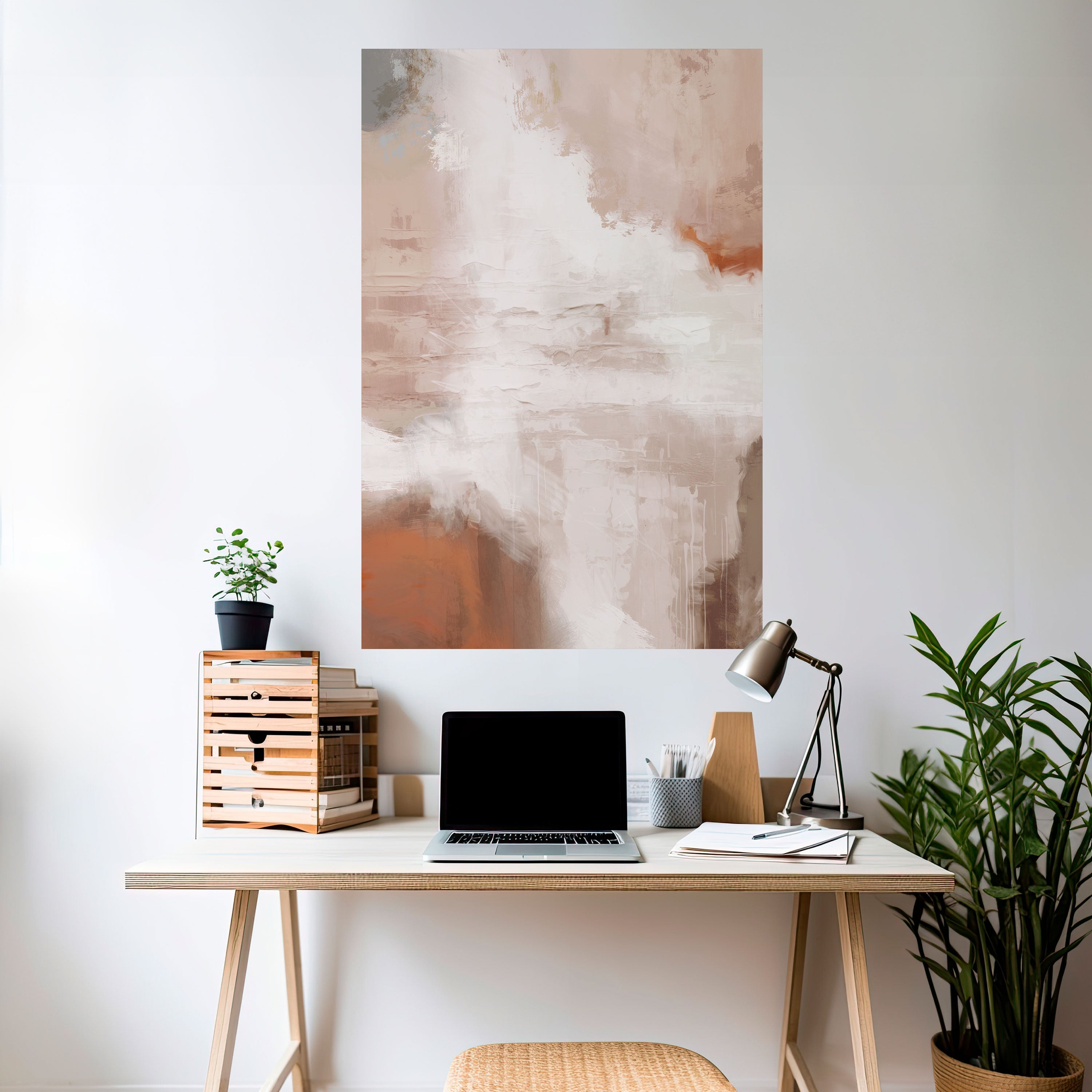 BLUSH SERENITY Vertikales Poster zum Abziehen und Aufkleben