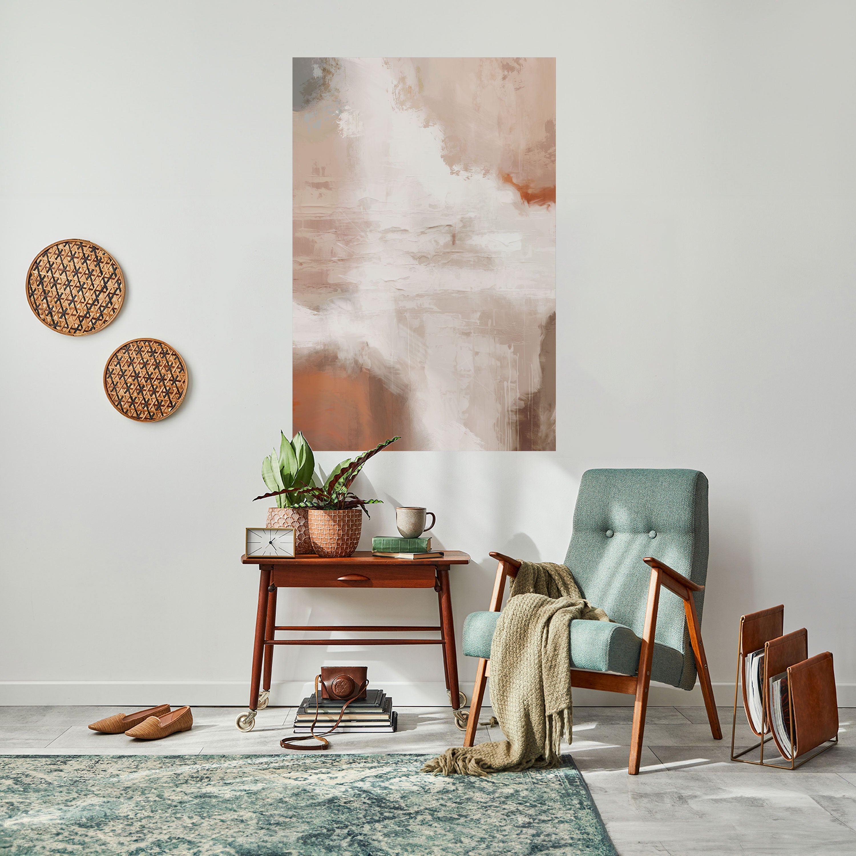 BLUSH SERENITY Vertikales Poster zum Abziehen und Aufkleben