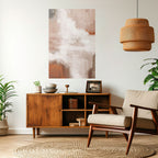 BLUSH SERENITY Selbstklebendes Poster - Hochformat