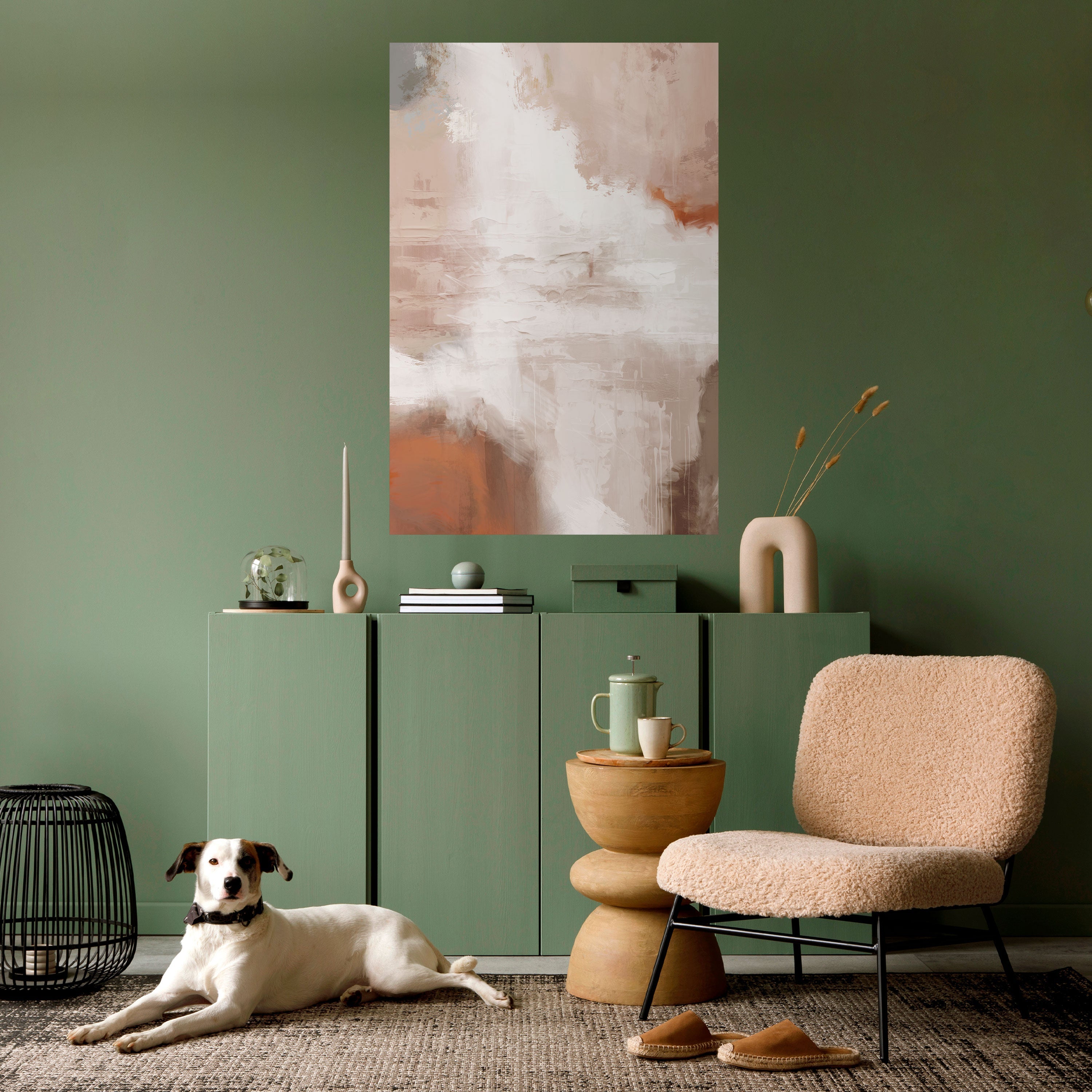 BLUSH SERENITY Vertikales Poster zum Abziehen und Aufkleben