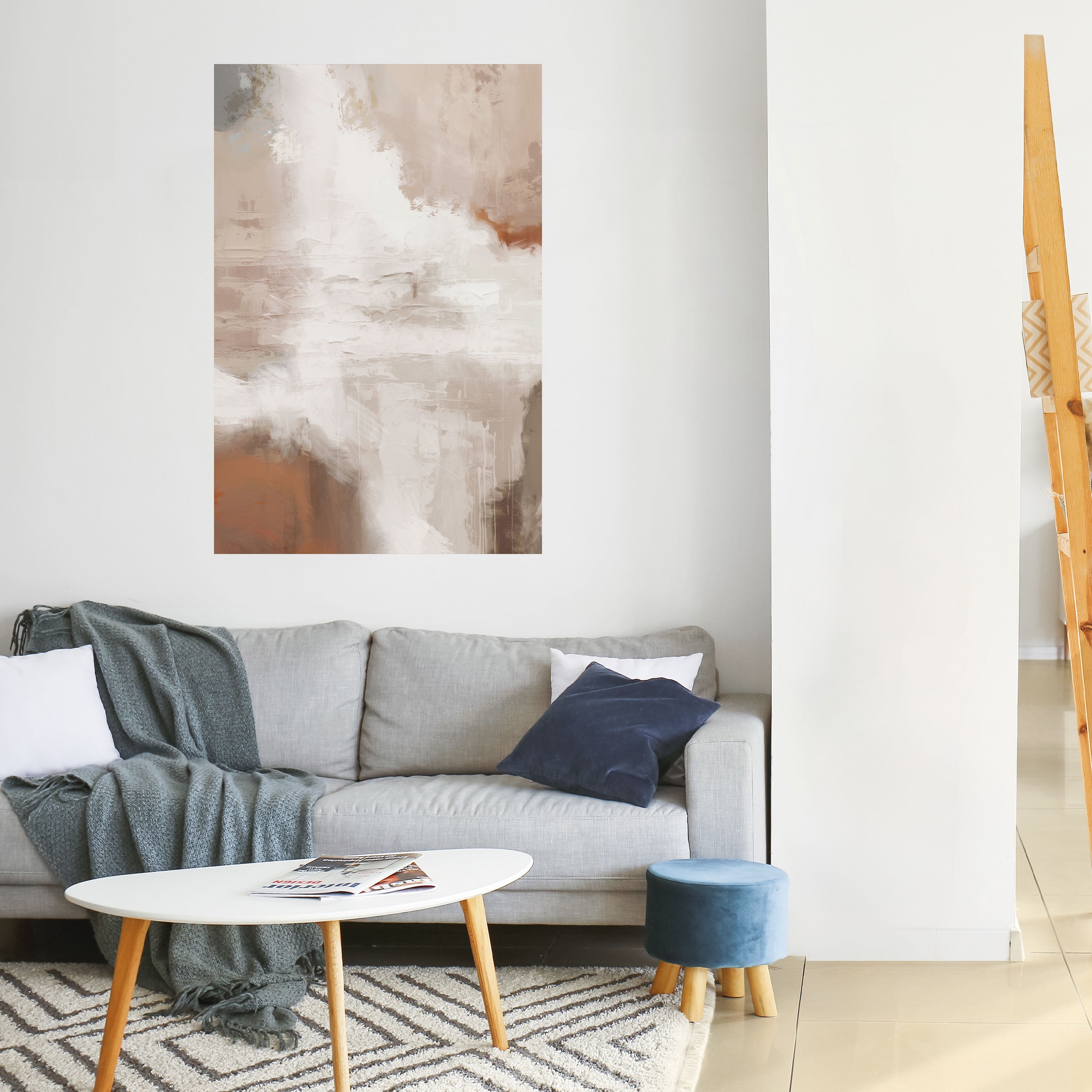 BLUSH SERENITY Vertikales Poster zum Abziehen und Aufkleben