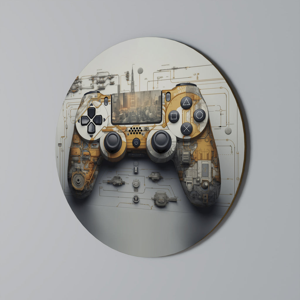 CYBER CHRONICLES PAD Runde Wanddekoration Ø 69 cm