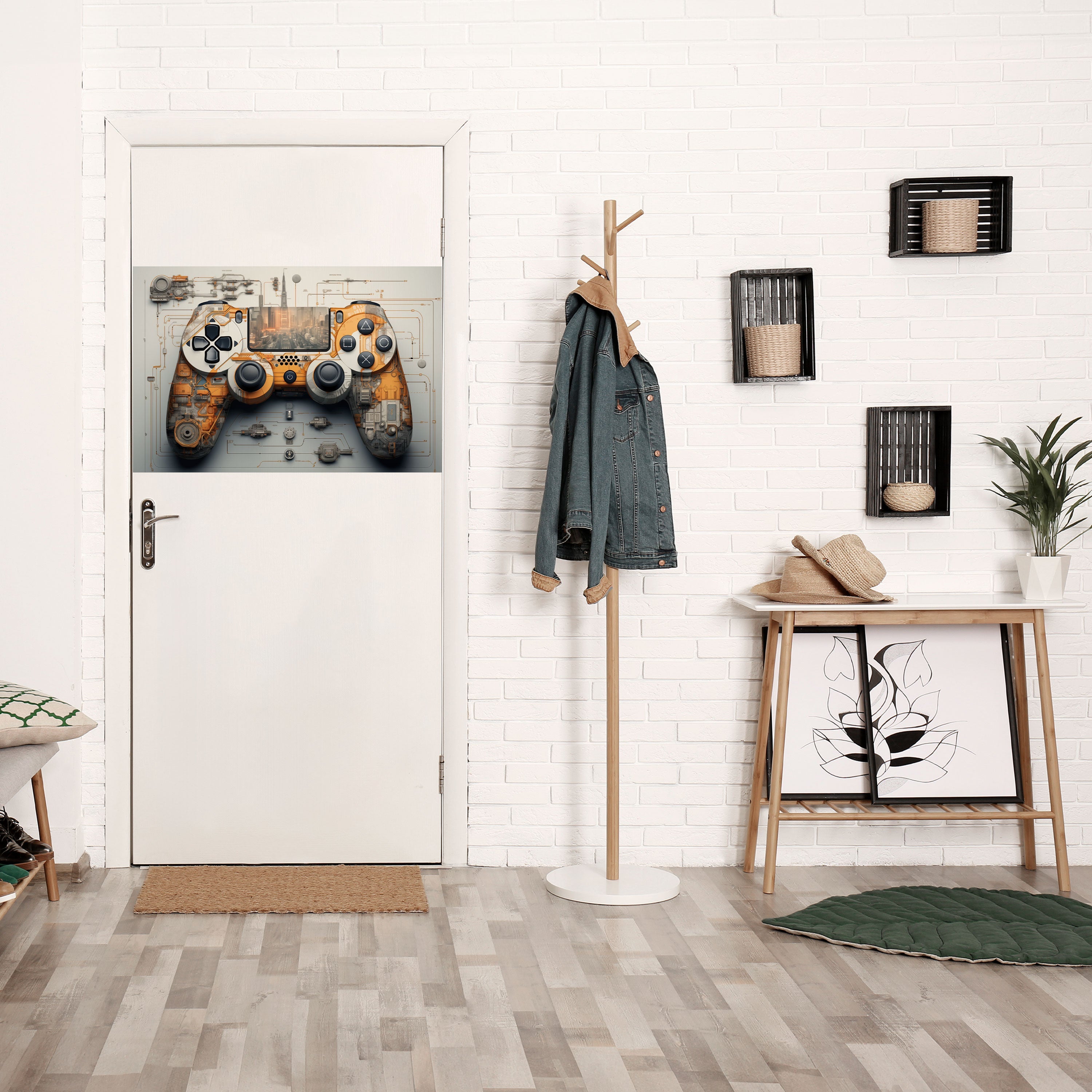 CYBER CHRONICLES PAD Peel and Stick Horizontal Poster