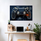 VIRTUAL VELOCITY PAD Peel and Stick Horizontal Poster