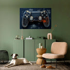 VIRTUAL VELOCITY PAD Peel and Stick Horizontal Poster