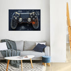 VIRTUAL VELOCITY PAD Peel and Stick Horizontal Poster