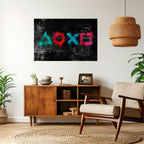 GAMER OUTLAWS Selbstklebendes Horizontal-Poster