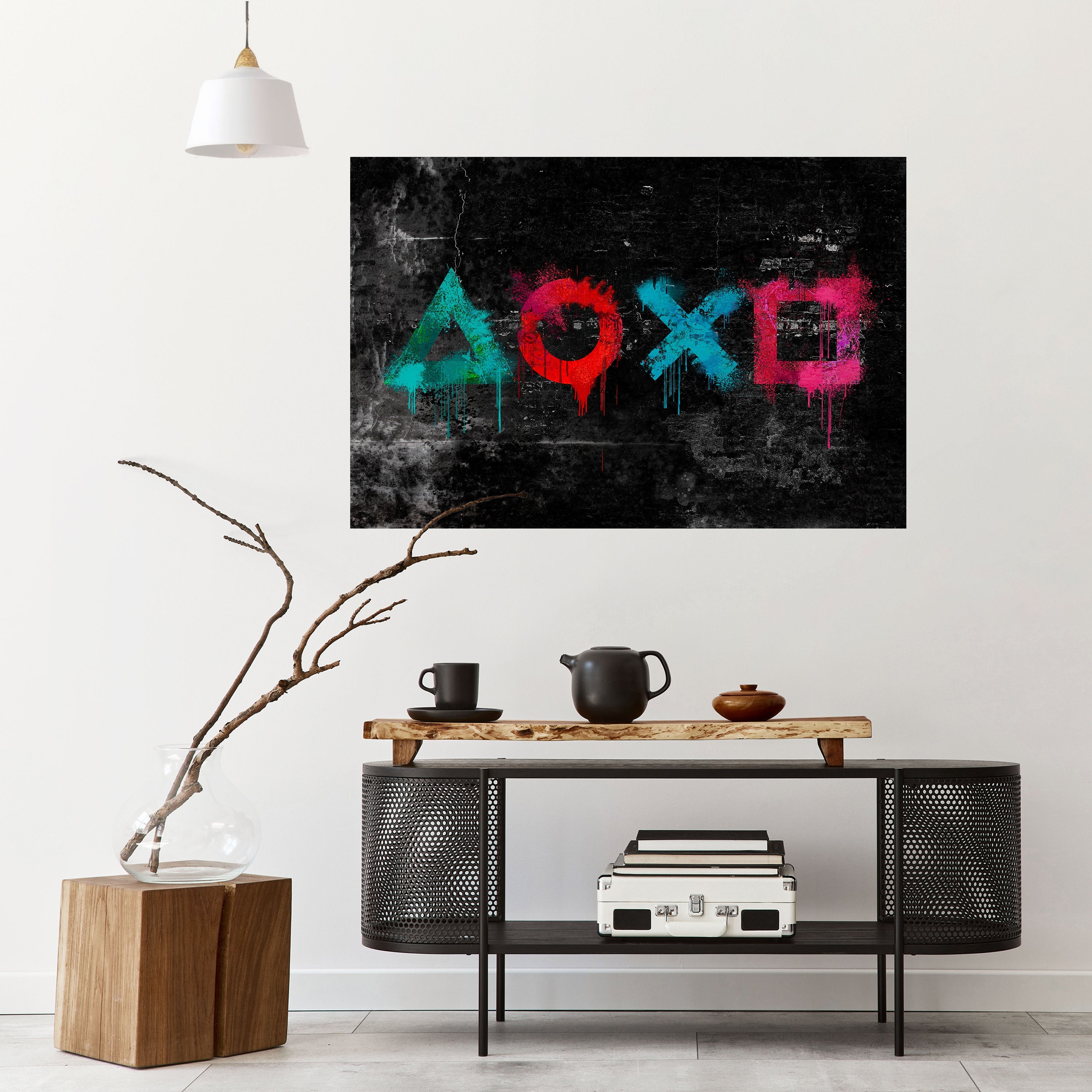 GAMER OUTLAWS Peel and Stick Horizontal Poster