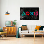 GAMER OUTLAWS Selbstklebendes Horizontal-Poster