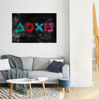 GAMER OUTLAWS Selbstklebendes Horizontal-Poster