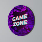 LUMINOUS GAME ZONE Runde Wanddekoration Ø 69 cm