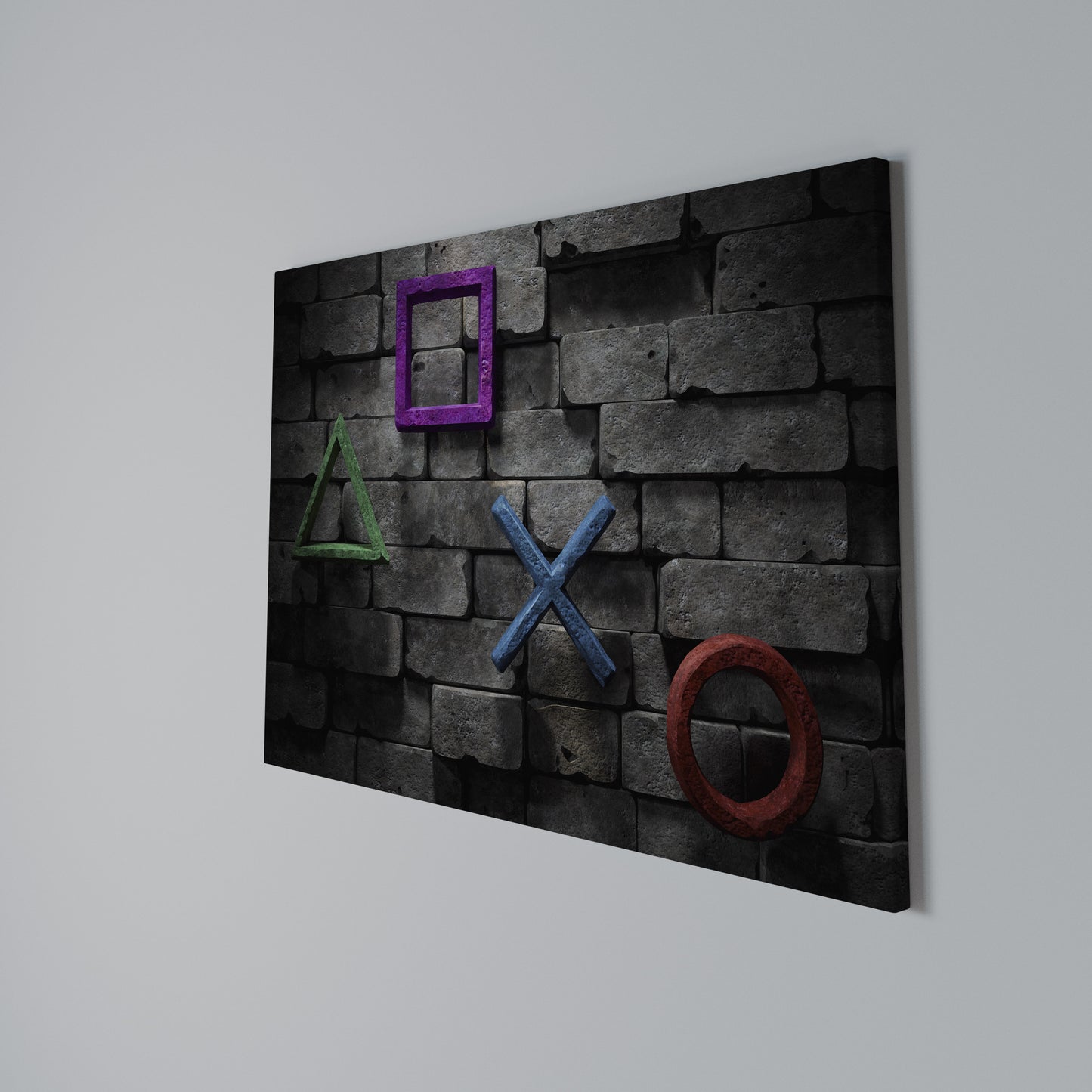 UNDERGOUND CONSOLE ICONS Horizontal Canvas Print
