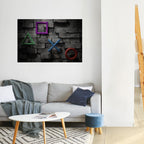 UNDERGOUND CONSOLE ICONS Selbstklebendes Horizontal-Poster