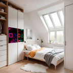 GEOMETRIC GAMER ICONS Selbstklebendes Horizontal-Poster