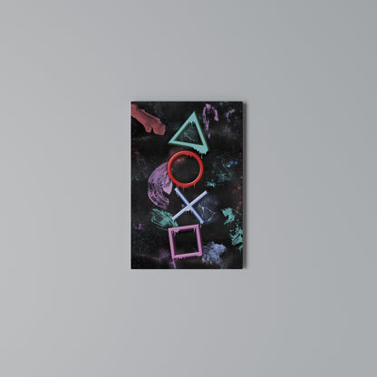 UPRISING NEON ICONS Vertical Canvas Print