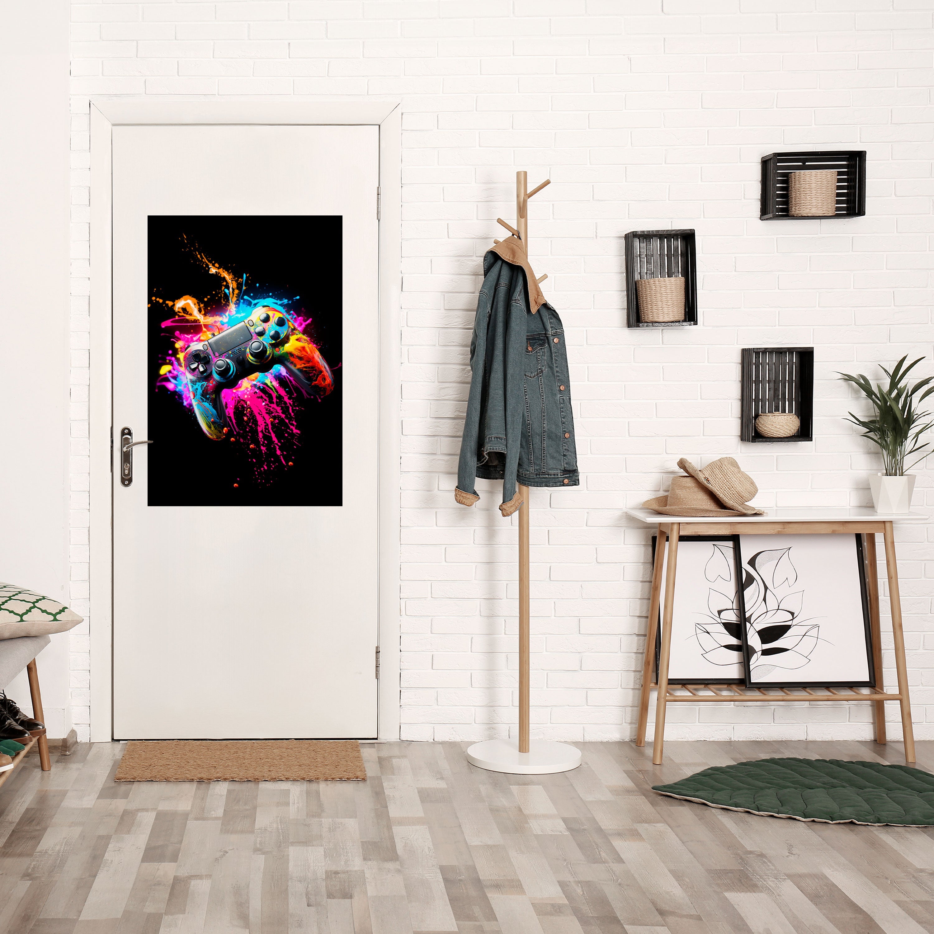 GAMING LUSH Vertikales Poster zum Abziehen und Aufkleben