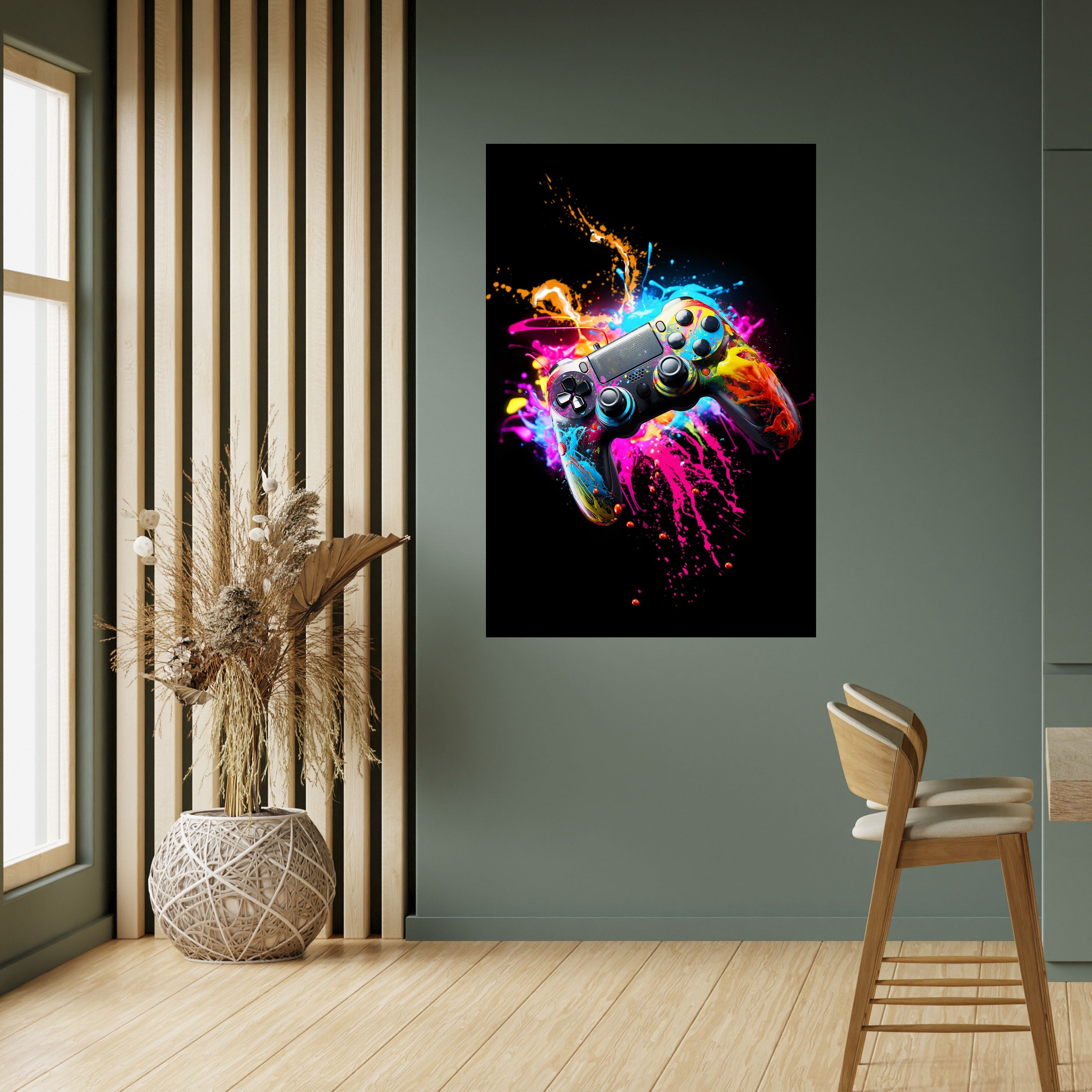 GAMING LUSH Vertikales Poster zum Abziehen und Aufkleben