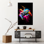 GAMING LUSH Selbstklebendes Poster - Hochformat