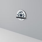 DAWN MOSAIC Rundes Kunstregal in Schwarz