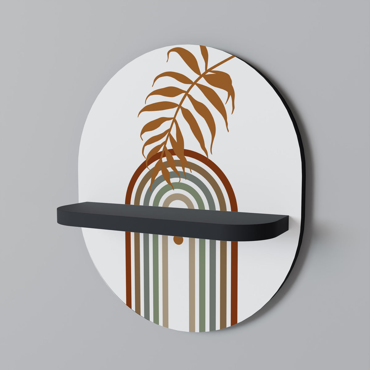 LEAF ON THE TOP Dekoratives Wandregal