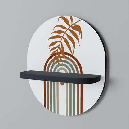 LEAF ON THE TOP Dekoratives Wandregal