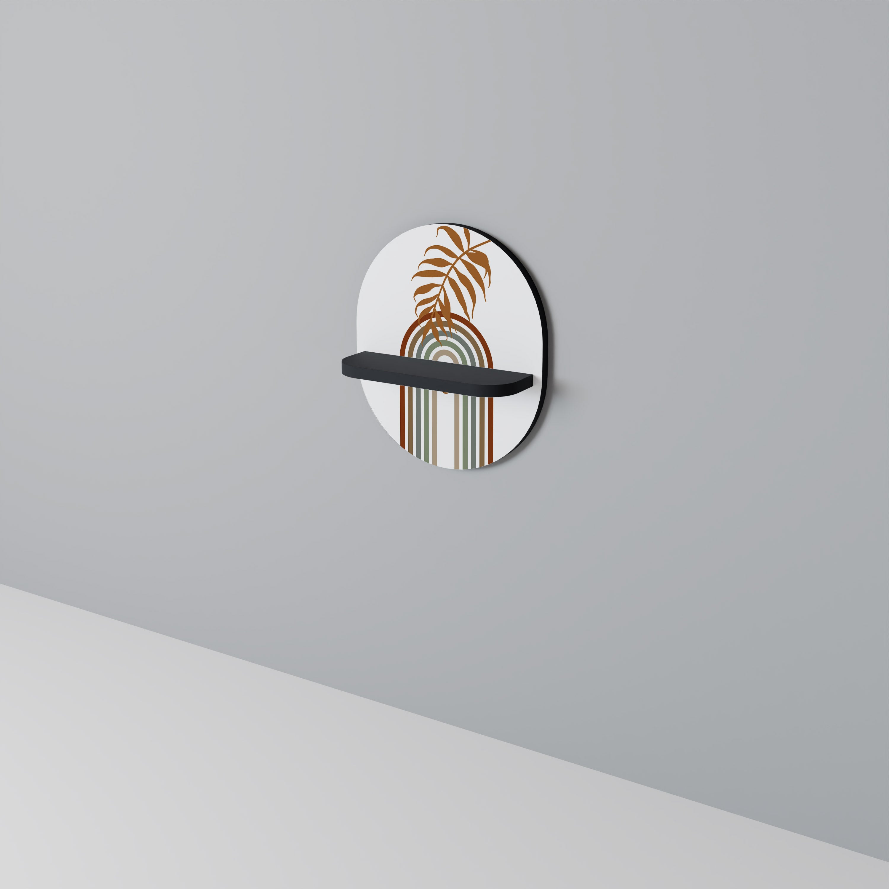 LEAF ON THE TOP Art Shelf