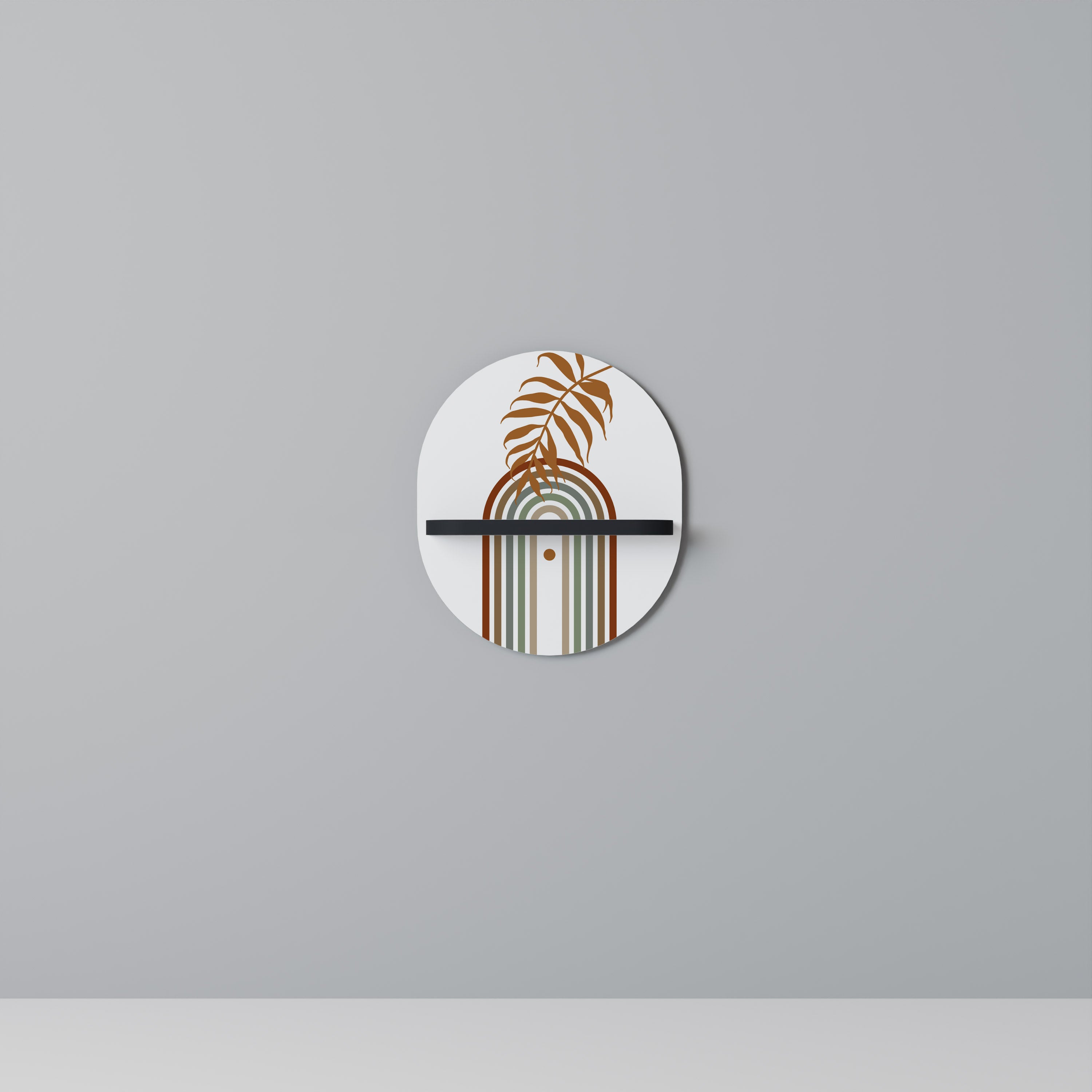 LEAF ON THE TOP Art Shelf